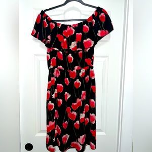 Stunning off the shoulder dress from Aritzia